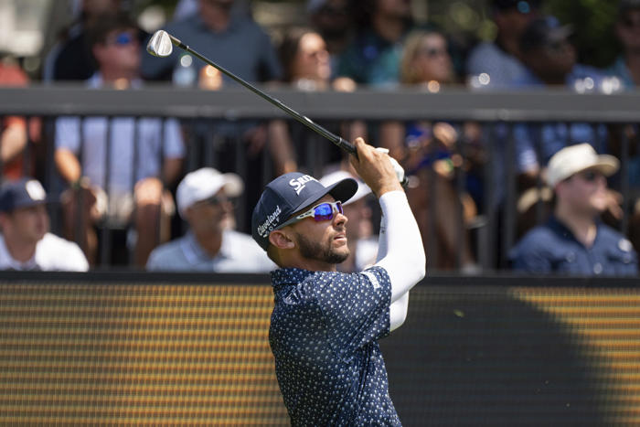 abraham ancer opens with 64 for liv golf lead with u.s. open champ bryson dechambeau 3 back