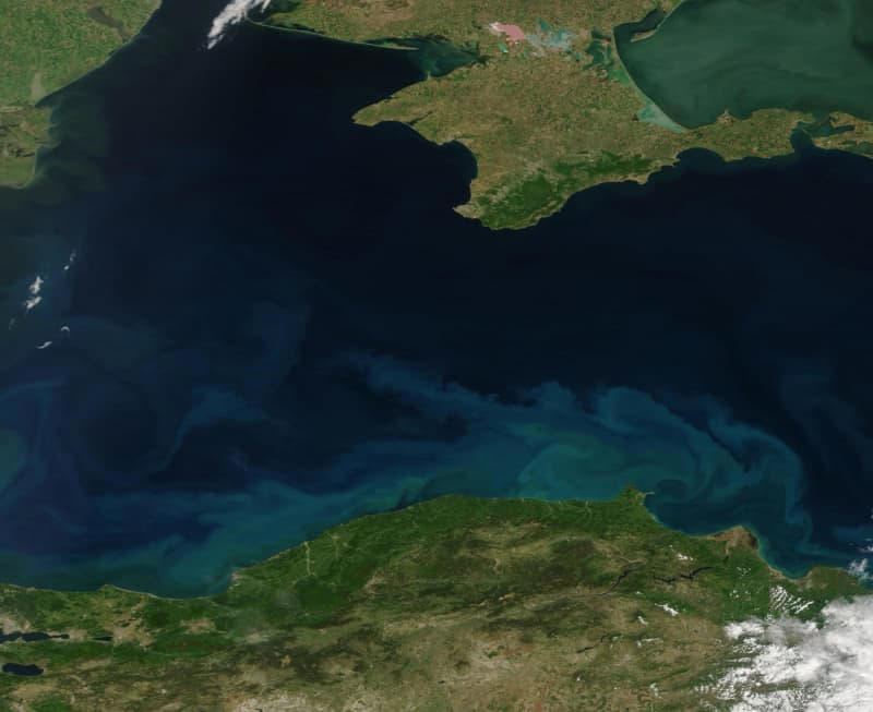 black sea suddenly changes color: nasa issues important warning
