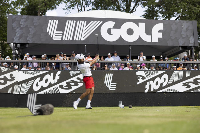 abraham ancer opens with 64 for liv golf lead with u.s. open champ bryson dechambeau 3 back