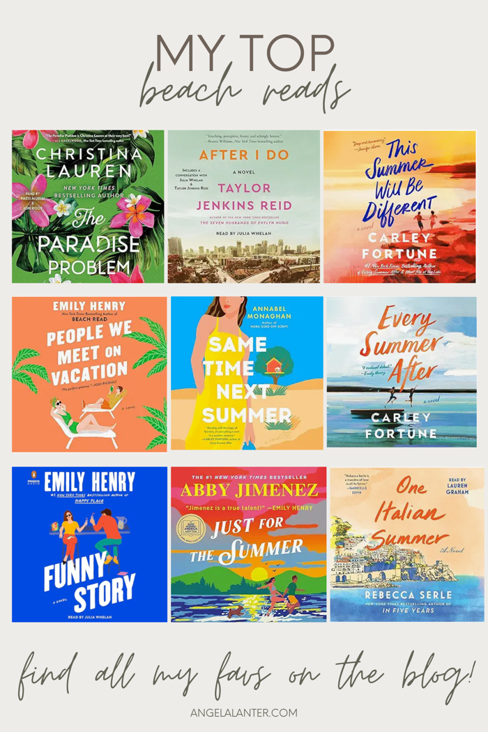 my top 25 beach/poolside reads to make your summer sizzle