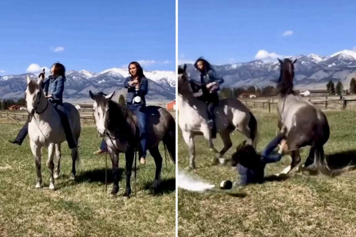 video: öppna aldrig en champagneflaska när du sitter på en häst