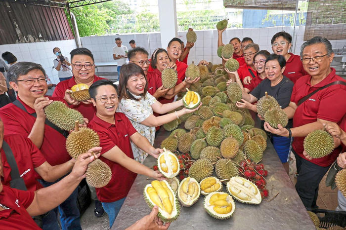 over 600kg of durian served at two fruit feasts in george town