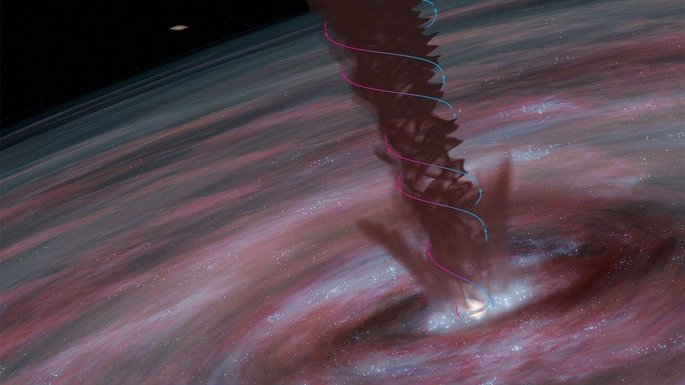 magnetic vortices may help feed supermassive black holes. here's how