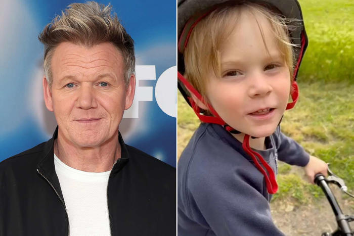 gordon ramsay says he’s ‘on the mend' after biking accident and shares video of son oscar, 5, wearing helmet on his bike