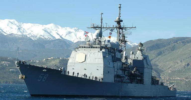 The Ticonderoga-Class USS Philippine Sea. By: SURFLANT