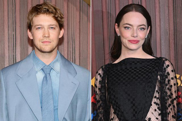 joe alwyn says there's 'trust' between him and emma stone when they film intimate scenes