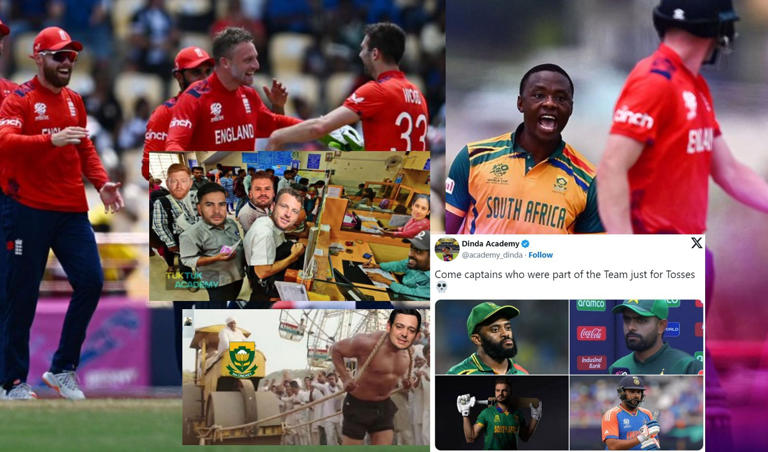 "England losing deliberately so that they can face India in Semis like 2022 T20 World Cup"- Top 10 funny memes after South Africa's win vs England