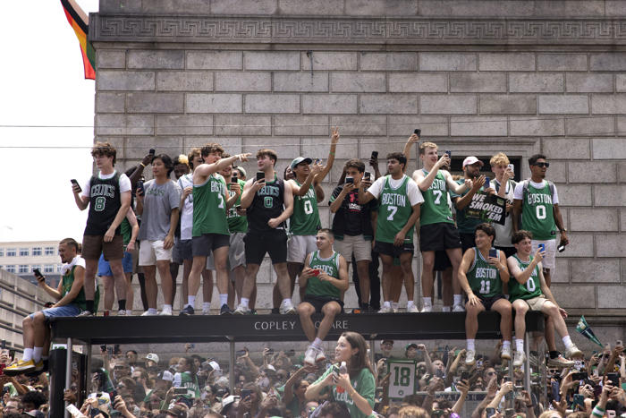 highlights from the celtics' victory parade
