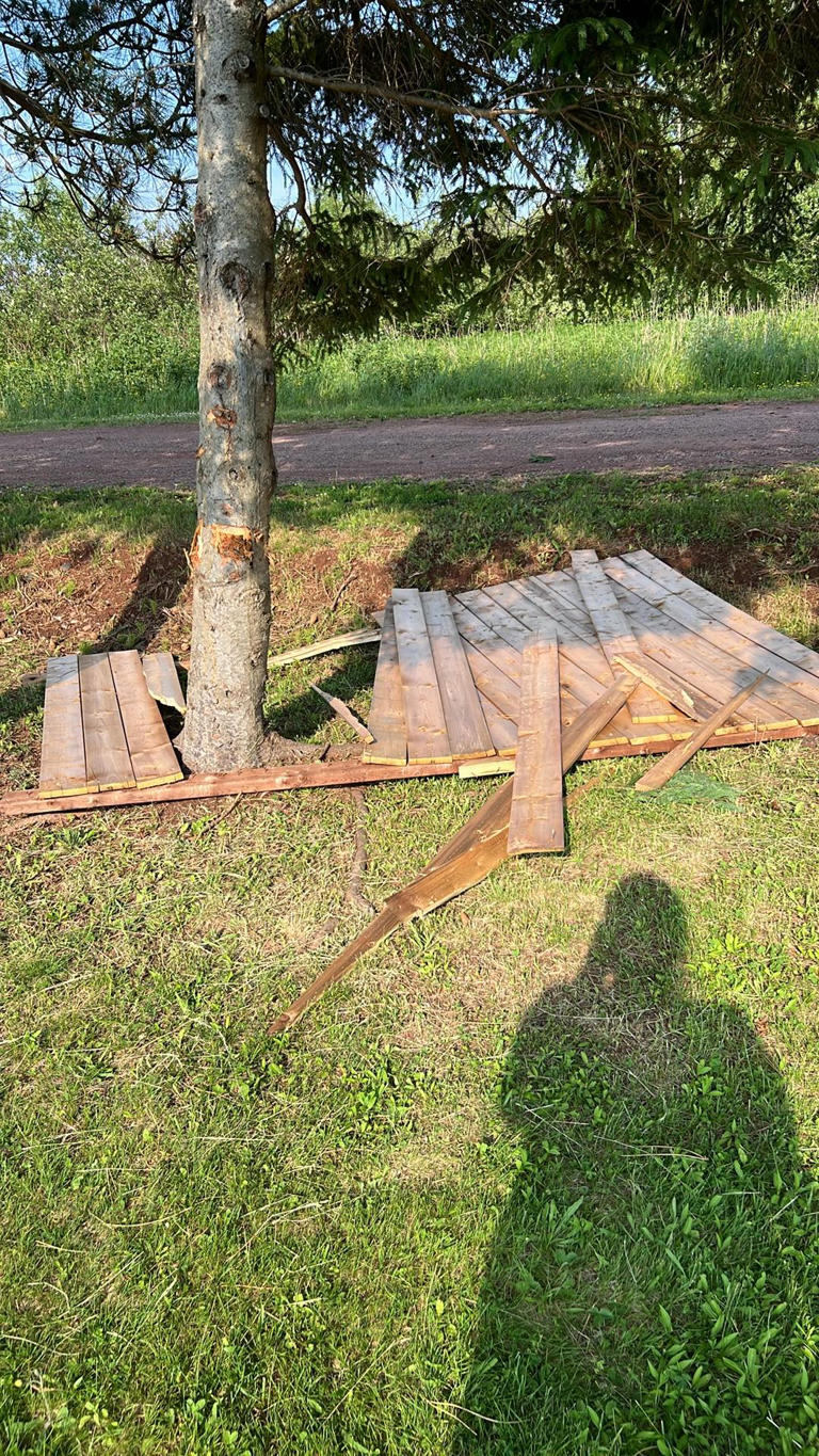 Powerful microburst causes 'really shocking' damage to western P.E.I. home