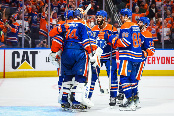 oilers make nhl history in dominant win over panthers, forcing game 7
