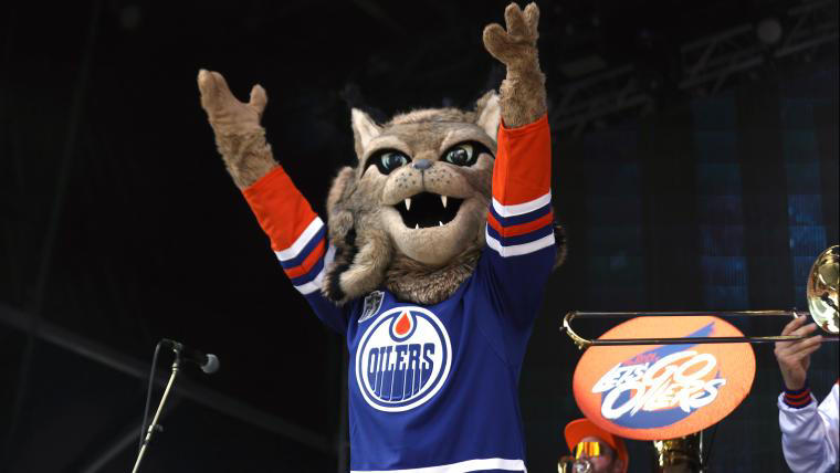 oilers mascot, explained: history behind hunter the lynx and his connection to edmonton hockey club
