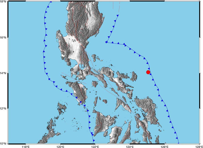 magnitude 5.5 earthquake recorded offshore catanduanes