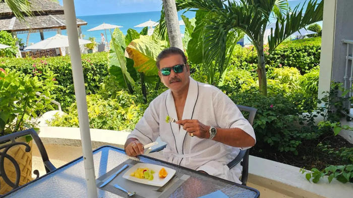 'feeling like a drug lord': ravi shastri's witty post after luggage mishap in west indies