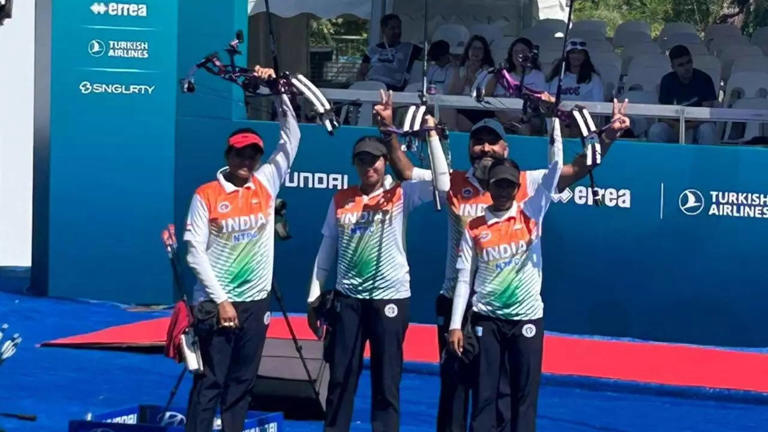 Hat-trick! Indian women's compound archery team wins third consecutive ...