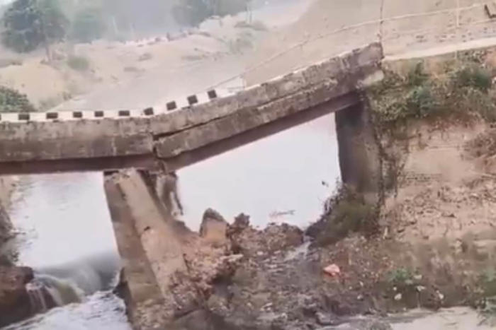another bridge collapses in bihar's kishanganj district, fourth in a week