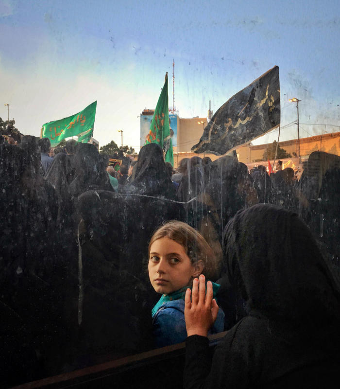 ‘it was strange – a girl without a hijab at an ancient religious ceremony’: mohammad nazari’s best phone picture