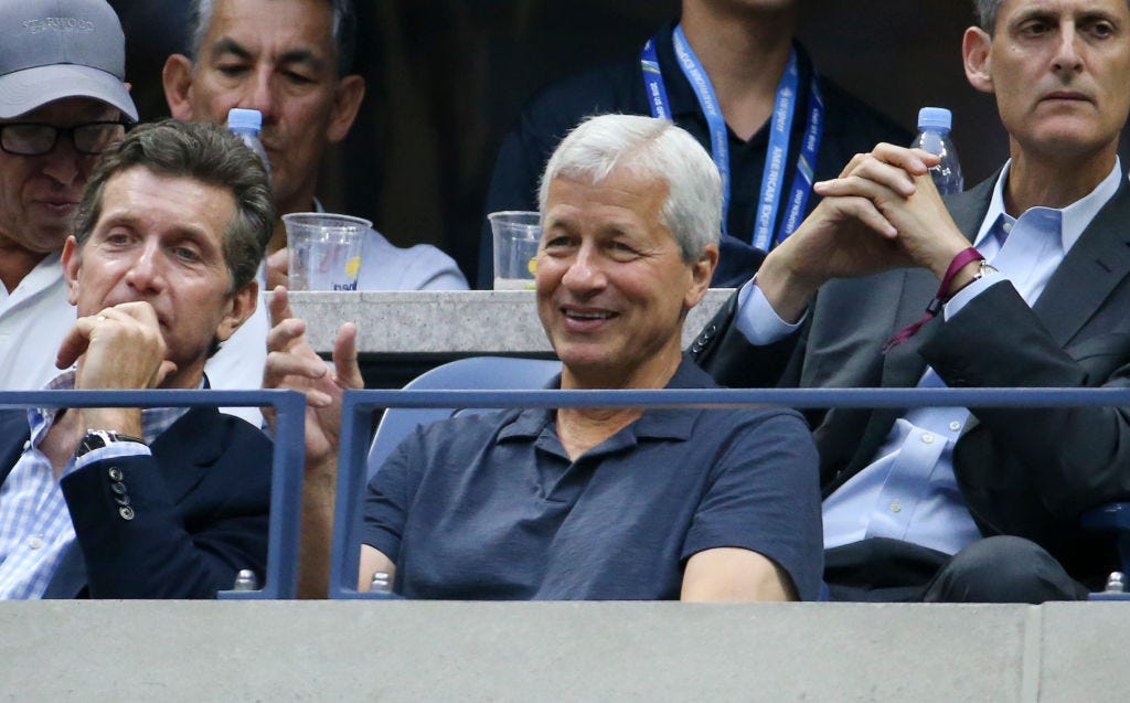 <p>Tennis has long attracted the monied, and the US Open is proof.</p><p>The biggest names in finance, tech, and entertainment — Bill Gates, <a href="https://www.businessinsider.com/jamie-dimon-retirement-jpmorgan-ceo-update-plan-successor-wall-street-2024-05">Jamie Dimon</a>, David Geffen, Jerry Seinfeld, and Bill Ackman are regular attendees — head to Arthur Ashe Stadium to catch the last of the year's tennis Grand Slams.</p><p>Many Wall Street firms have boxes at the event to wine and dine clients — and things may soon get even more luxe. The USTA is reportedly considering renovating the stadium, which would include "bunker suites" off the main court, complete with top-of-the-line amenities. They could cost as much as $175,000 per person for the duration of the tournament, <a href="https://www.nytimes.com/2023/11/25/nyregion/us-open-arthur-ashe-luxury-renovations.html">The New York Times reported</a>.</p><p>Tickets to this year's men's final cost as much as $18,000 each on the resale market, and suites can go for six figures. Luxury sponsors from Rolex to Ralph Lauren pay millions to attract spectators' attention.</p>