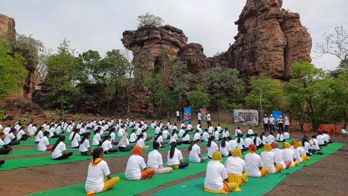 android, ‘yoga with tourism’: madhya pradesh’s mantra on international yoga day
