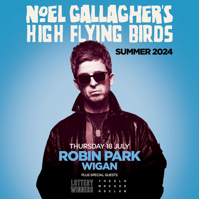 Noel Gallagher's High Flying Birds swoop in for one night only at Robin Park on July 18.