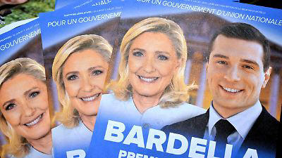 umfragen vor parlamentswahl: frankreichs rechtspopulisten winkt absolute mehrheit