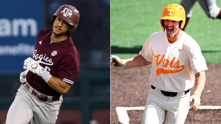 what time is the college world series on tonight? channel, tv schedule for game 1 of tennessee vs. texas a&m cws finals