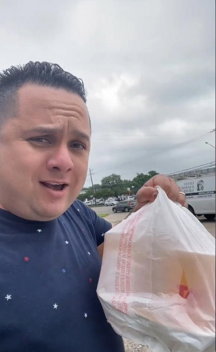 video: repartidor de comida en texas hace una entrega de 700 dólares y recibe una insólita propina