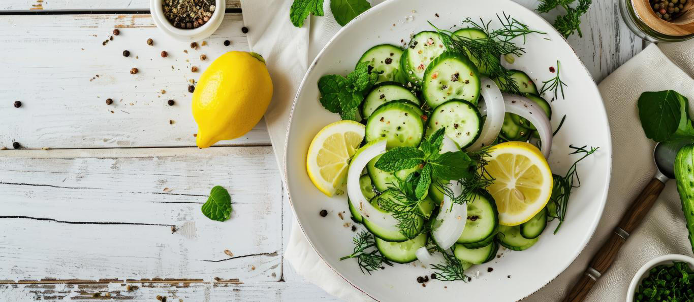 les 10 meilleures recettes de salades à faire avec du concombre !