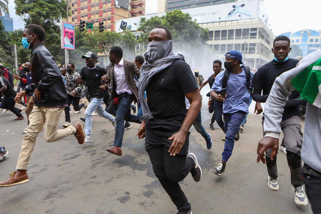 två döda i våldsamma protester i kenya