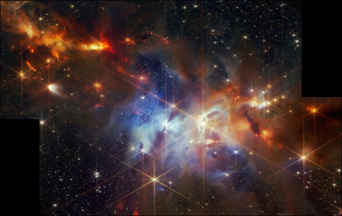 james webb space telescope spies never-before-seen star behavior in distant nebula (video, photo)