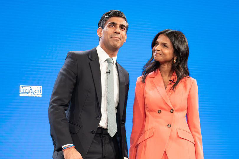 rishi sunak and wife akshata richer than king charles 'without lifting a finger'