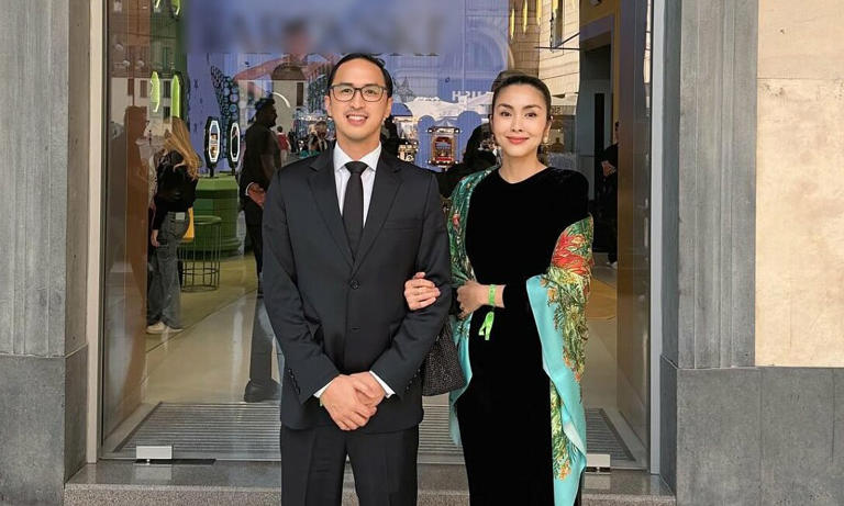 Actress Tang Thanh Ha and luxury retailer heir husband tour Italy