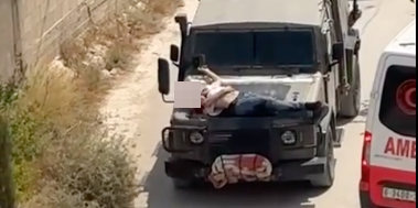 idf band fast skadad man på bil efter räd på västbanken