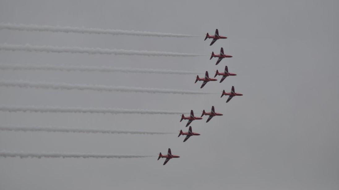 red arrows top bill at cleethorpes armed forces day