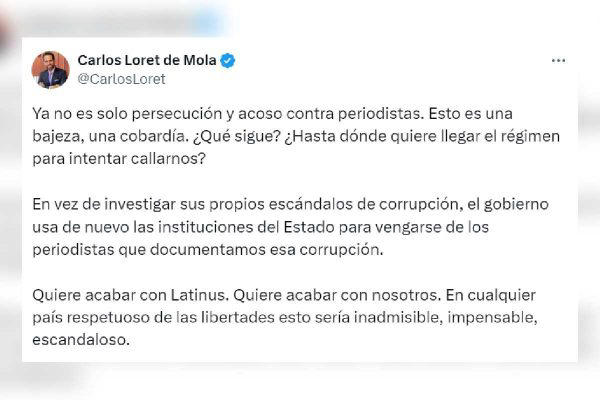 carlos loret de mola denuncia persecución del gobierno de amlo; “quiere acabar con latinus”, dice el periodista