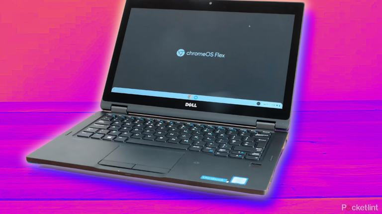 ChromeOS Flex on a Dell computer. 