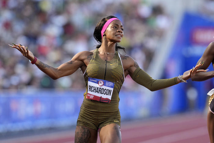 sha'carri richardson will race for spot in olympics after winning semifinals at us trials in 10.86