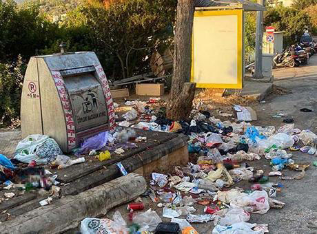 yer: bodrum! tatilcilerden geriye çöpleri kaldı