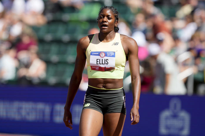 college comeback leads to olympic dreams for 400-meter relay standout kendall ellis