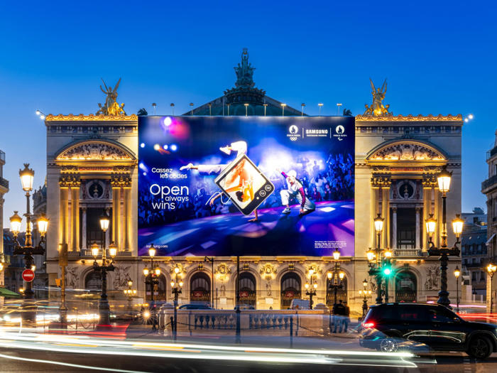 삼성전자, 올림픽 개최 파리에 옥외광고
