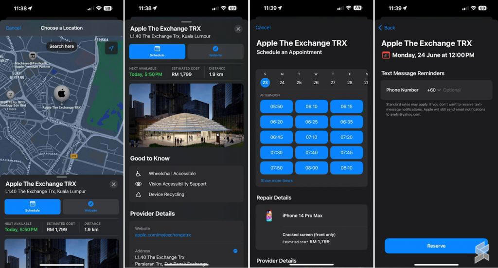 how to, apple the exchange trx: here’s how to set a genius bar appointment in malaysia
