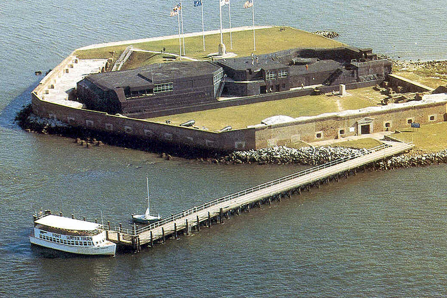 <p>Go to Fort Sumter to stand where it all started. Tensions had been leading to war for a long time, but the Battle of Fort Sumter is the act that tipped the scales from "really tense situation" to "full-on war." After seven states declared secession from the U.S., South Carolina demanded that the U.S. Army abandon its facilities in the state.</p>