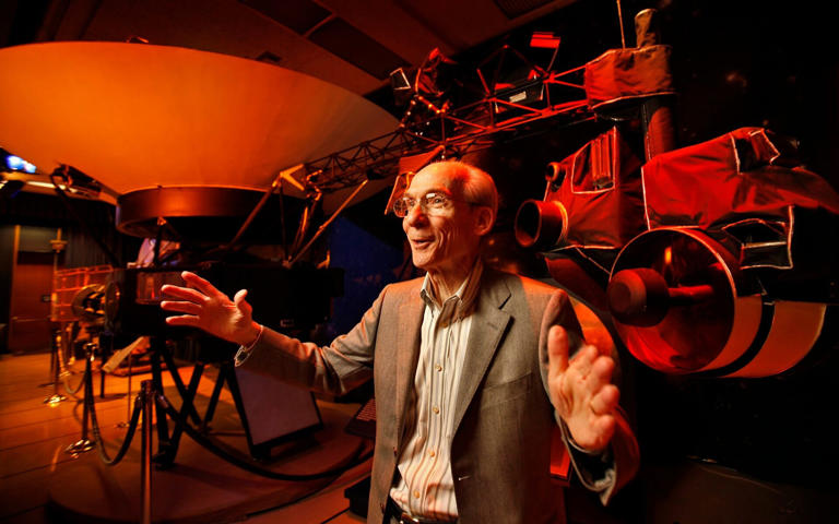 Ed Stone at Nasa's Jet Propulsion Laboratory in in La Cañada Flintridge, California, in 2011