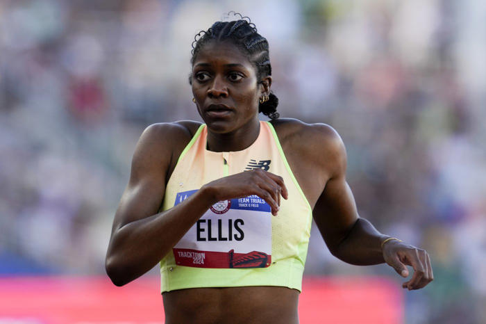 college comeback leads to olympic dreams for 400-meter relay standout kendall ellis
