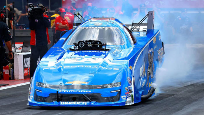 nhra great john force shows improvement, responding to commands