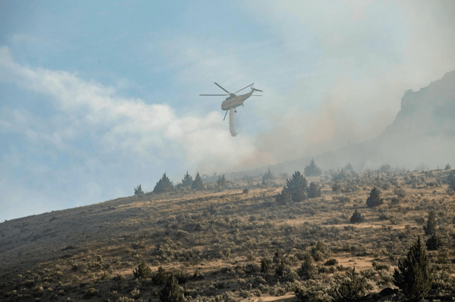 Long Bend Fire Continues To Burn Near Maupin With 5% Containment