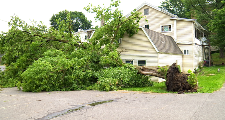 The town of Groton comes together to clean up mess left by 80-mile-per ...