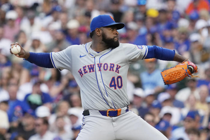 severino throws 6 shutout innings and mets top cubs 5-2 after díaz ejected before throwing a pitch
