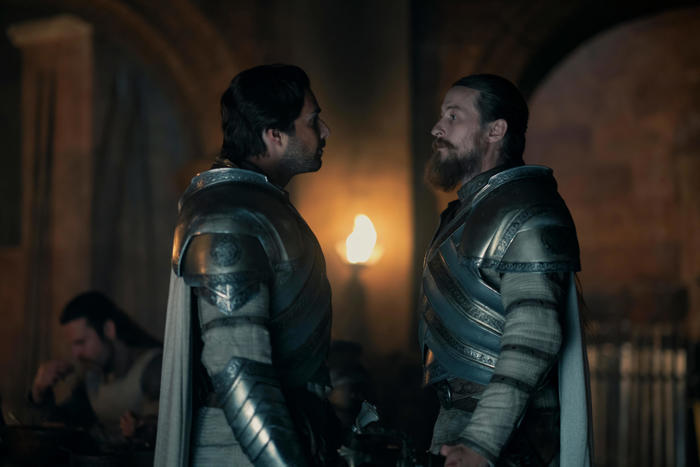 'house of the dragon' erryk and arryk actors talk deadly battle: episode 2 recap