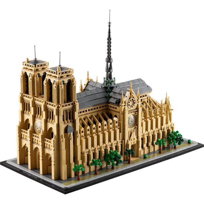 「大人レゴ」の新作は、ゴシック様式建築の世界遺産〈ノートルダム大聖堂〉。