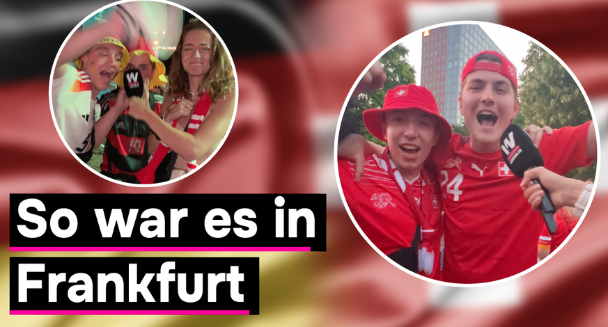 eine handvoll schweizer fans unter deutschen – so wild war es in frankfurt